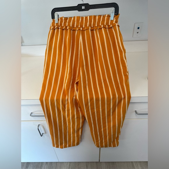 5 for $25- Orange and White Striped Pants made by Ci Sono - Picture 6 of 16